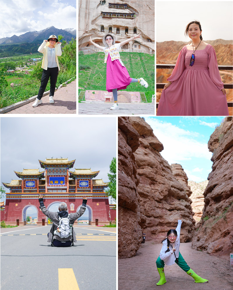 这个是2025年公司团建旅游，甘肃河西走廊合照